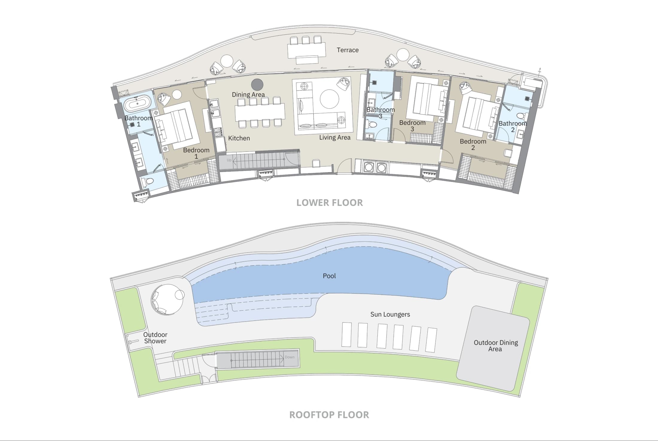 3A Penthouse layout